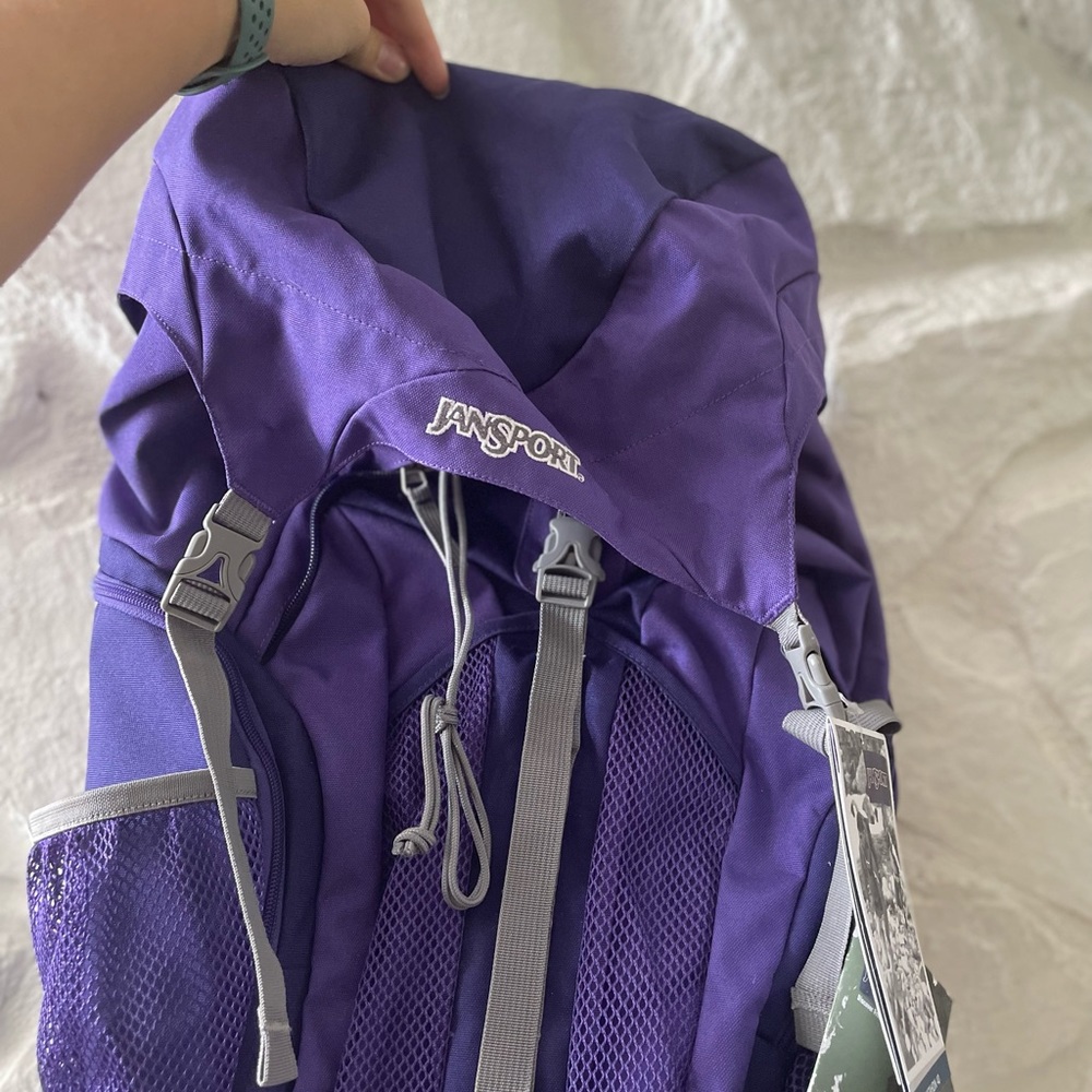 Jansport Purple Katahkin 40L Hiking Backpack - Picture 4 of 10